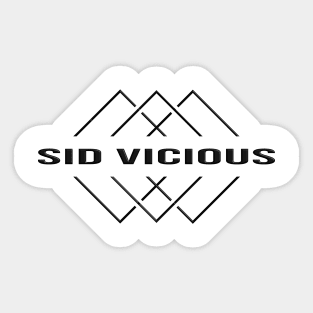 ZZ Sid Vicious England 1957 1979 Music D5029 Sticker